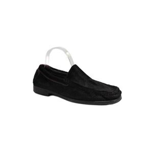 Fieramosca & Co. Mens Leather Pony Hair Squared Toe Loafers Black Size 7.5